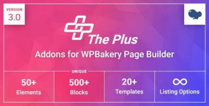 Os Complementos Plus para WPBakery Page Builder
