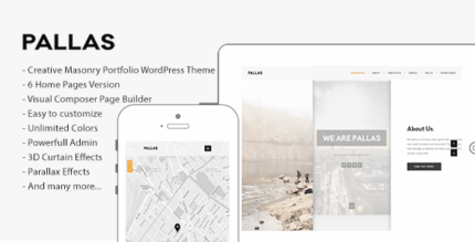Pallas – Tema WordPress Criativo Multifuncional