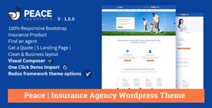 Paz – Tema WordPress para Agência de Seguros