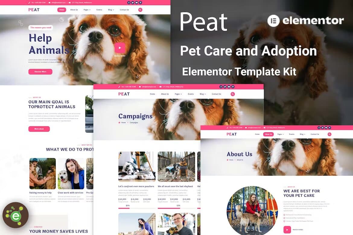 Peat – Template Kit Elementor para cuidados com animais de estimação e adoção_644440e49f85d.jpeg