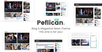 Peflican – Um tema WordPress de jornal e revista