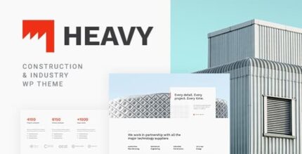Pesado – Construção e Tema WordPress Industrial