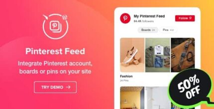 Pinterest Feed – Plugin WordPress Pinterest