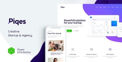 Piques | Tema WordPress para startups e agências criativas