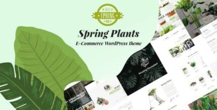 Plantas de primavera – Tema WordPress de jardinagem e plantas domésticas