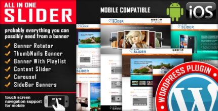 Plugin de controle deslizante do WordPress responsivo tudo em um