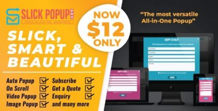 Plugin de pop-up do WordPress – Slick Popup Pro