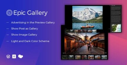 Plugin e complementos do WordPress Epic Zoom Gallery para Elementor e WPBakery Page Builder
