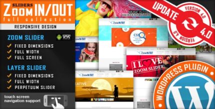 Plugin WordPress deslizante de zoom in/out responsivo
