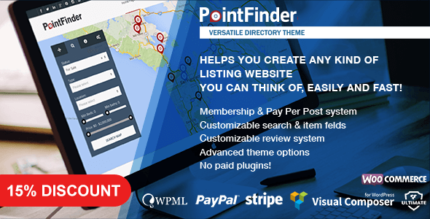 PointFinder | Tema do WordPress de lista e diretório