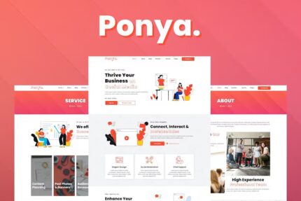 Ponya – Template Kit Agência de Mídias Sociais