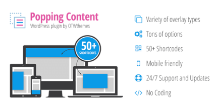 Popping de conteúdo para WordPress