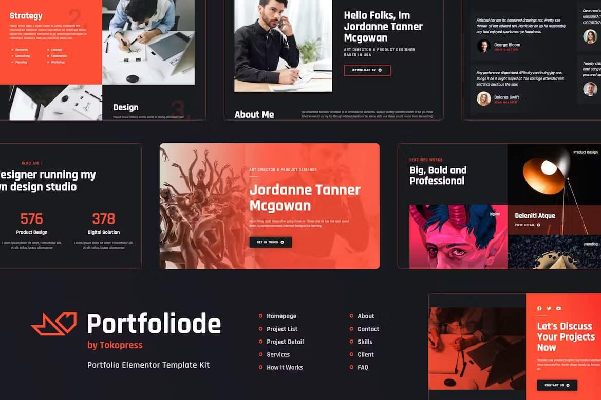 Portfoliode | CV pessoal/currículo e Portfólio Elementor Template Kit_644448479e55f.jpeg
