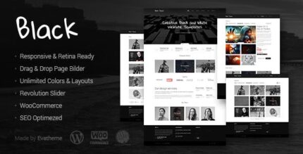Preto – Tema WordPress multifuncional premium