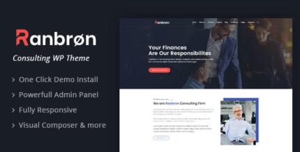 Ranbron – Tema WordPress de negócios e consultoria