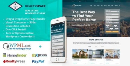 Realtyspace – Tema WordPress imobiliário