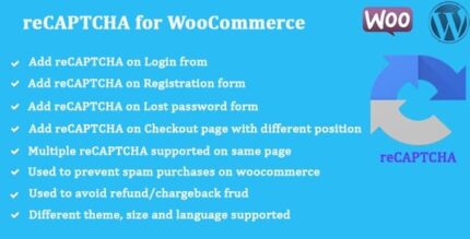 reCAPTCHA para WooCommerce