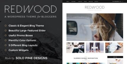Redwood – Um tema de blog WordPress responsivo