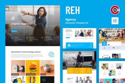 Reh – Template Kit Agência Elementor