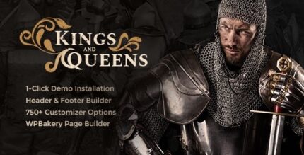 Reis e Rainhas | Tema WordPress de Reconstituição Medieval da Guerra Histórica