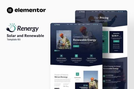 Renergy – Kit de modelo de elemento solar e renovável
