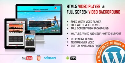 Reprodutor de vídeo e fundo de vídeo em tela cheia – Plug-in WP