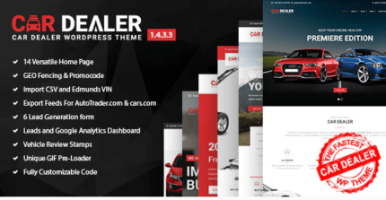 Revendedor de carros – Tema WordPress responsivo automotivo