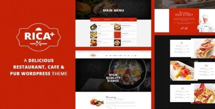 Rica – Tema WP de restaurante e pub