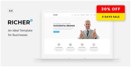 Richer – Tema multifuncional responsivo
