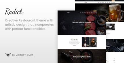 Rodich – Um tema WordPress de restaurante