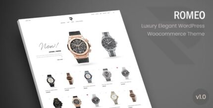 Romeo – Tema WordPress WooCommerce Moderno de Luxo