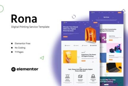 Rona – Kit de modelo de serviço de impressão digital