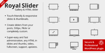 RoyalSlider – Touch Content Slider para WordPress