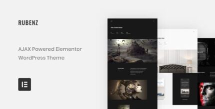 Rubenz – Tema Creative Portfólio AJAX WordPress