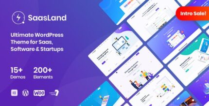 SaasLand – Multi-Purpose WordPress Themes for Saas & Startups