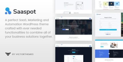 SaaSpot – Tema WordPress de automação de marketing SaaS