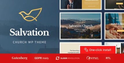 Salvação – Tema WP de Igreja e Religião