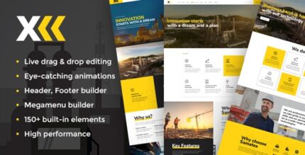Samatex – Tema WordPress Industrial + Woocommerce