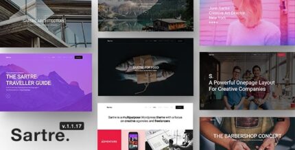 Sartre – Tema WordPress multiuso responsivo para criativos