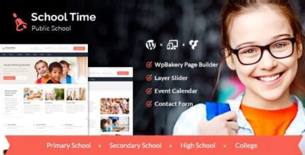 School Time – Tema WordPress de Educação Moderna
