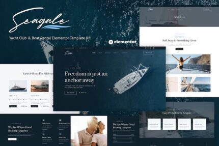 Seagale – Template Kit Elementor para aluguel de iates e barcos