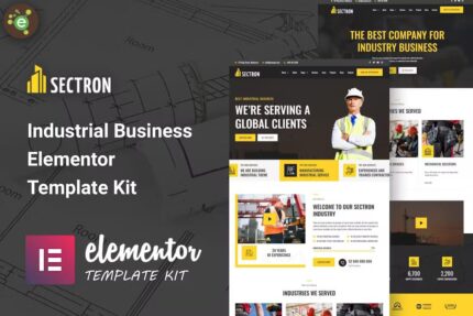 Sectron – Template Kit Elementor para negócios industriais