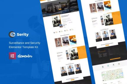 Serity – CFTV e câmeras de segurança Elementor Template Kit