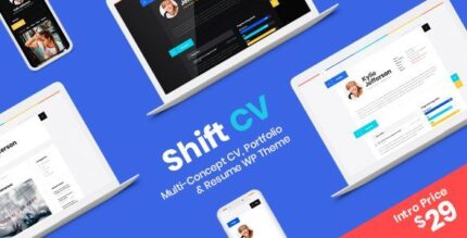 ShiftCV – Blog  Currículo  Portfólio  WordPress