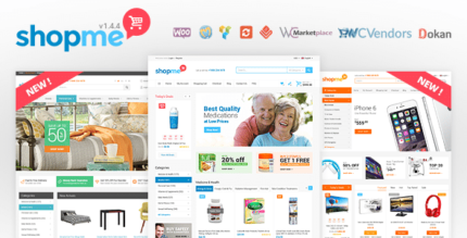 ShopMe – Tema WordPress de Woocommerce de vários fornecedores