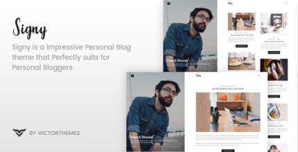 Signy – Um tema WordPress de blog pessoal