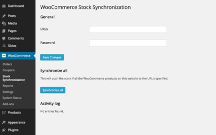 Sincronização de estoque WooCommerce