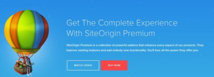 SiteOrigin Premium – Obtenha a experiência completa com o SiteOrigin Premium
