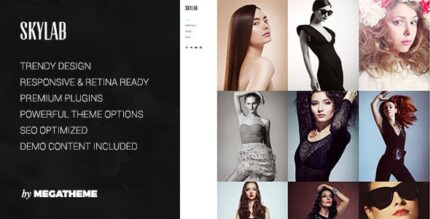 Skylab – Tema WordPress de portfólio criativo responsivo