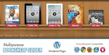Slider de estante multiuso – Plugin Wordpress